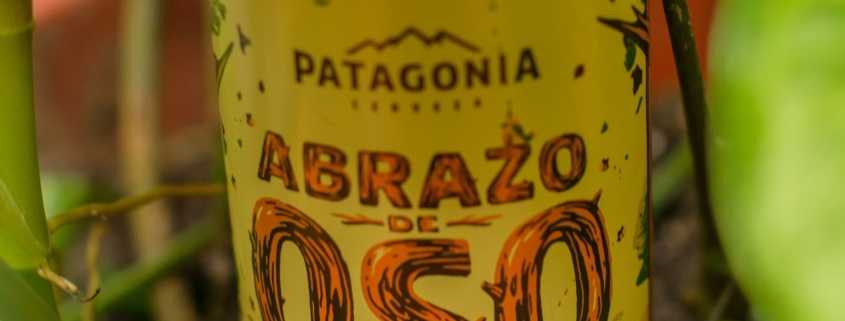 Argentina - Patagonia bottle with Abrazo Oso written on the tag