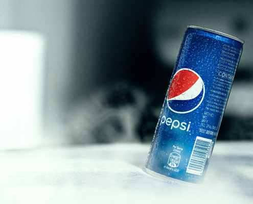 A can of Pepsi